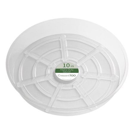 Crescent Garden Crescent Garden 1.5 in. H X 10 in. D Plastic Plant Saucer Clear BVH100S00C